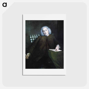 アートポストカード-Samuel Johnson - ジョシュア レノルズ Postcard.