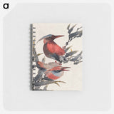 Katsushika Hokusai's birds - 葛飾 北斎 Memo.