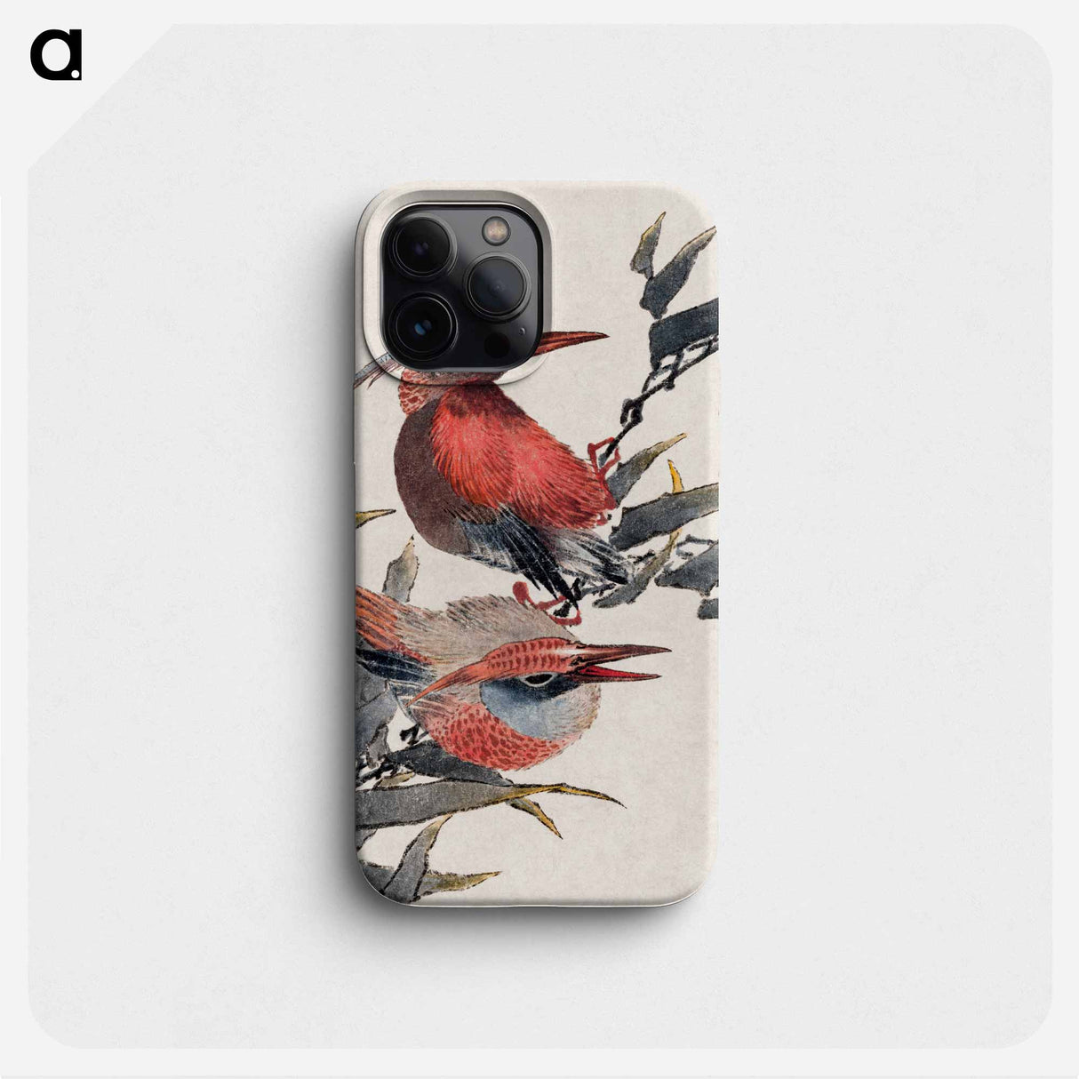 Katsushika Hokusai's birds - 葛飾 北斎 Phone Case.