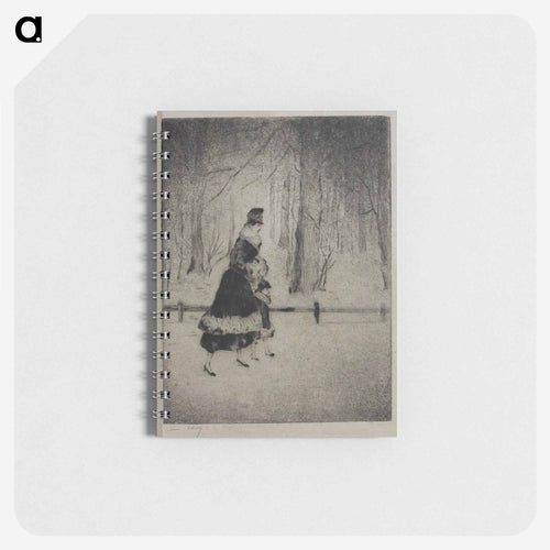 Dame mit Kind im Tiergarten (Berlin) - Lesser Yury Memo.