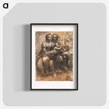 The Leonardo Cartoon - Leonardo da Vinci Poster.