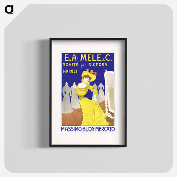 Massimo Buono mercato - Leonetto Cappiello Poster.