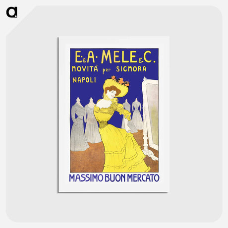 アートポストカード-Massimo Buono mercato - レオネット カピエッロ Postcard.