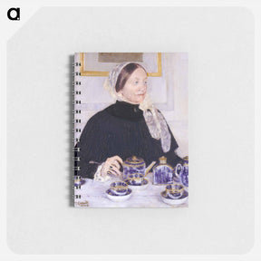アートメモ帳-Lady at the Tea Table - メアリー カサット Memo.