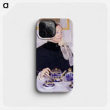 Lady at the Tea Table - Mary Cassatt Phone Case.