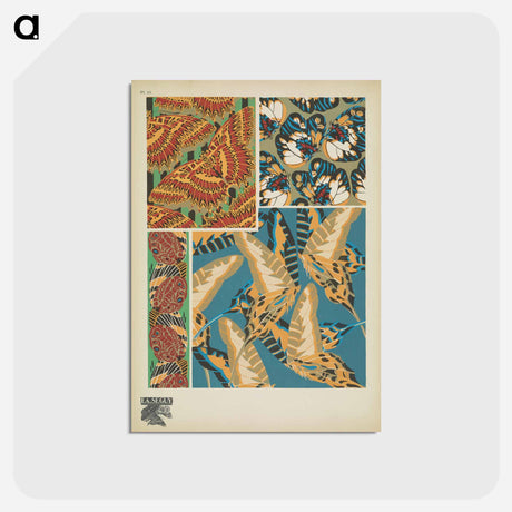 アートポストカード-Papillons
 - パピヨン Postcard.