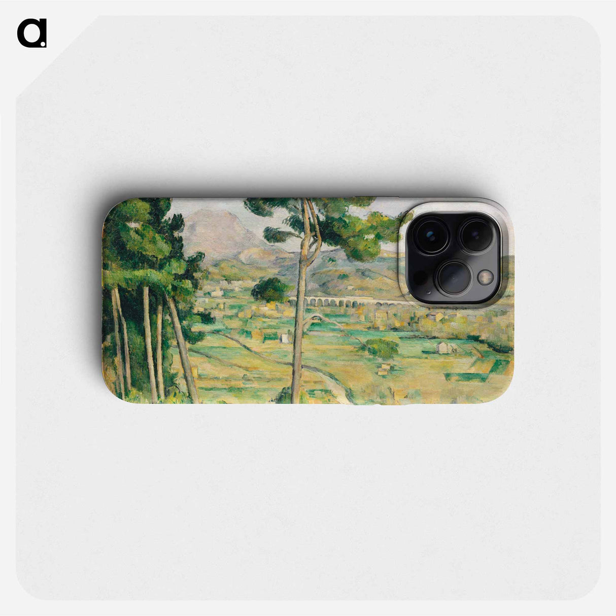 Mont Sainte-Victoire and the Viaduct of the Arc River Valley - Paul Cezanne Phone Case.