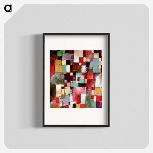 Red green and Violet–Yellow Rhythms
 - パウル クレー Poster.