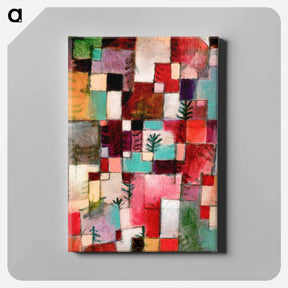 アートパネル-Red green and Violet–Yellow Rhythms
 - パウル クレー Canvas.