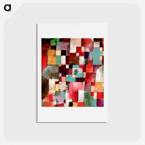 アートポストカード-Red green and Violet–Yellow Rhythms
 - パウル クレー Postcard.