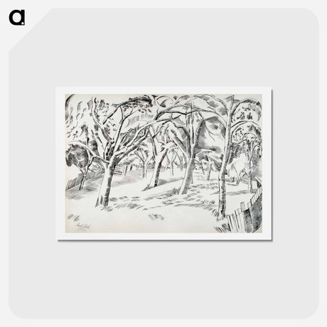 アートポストカード-The Orchard - ポール ナッシュ Postcard.