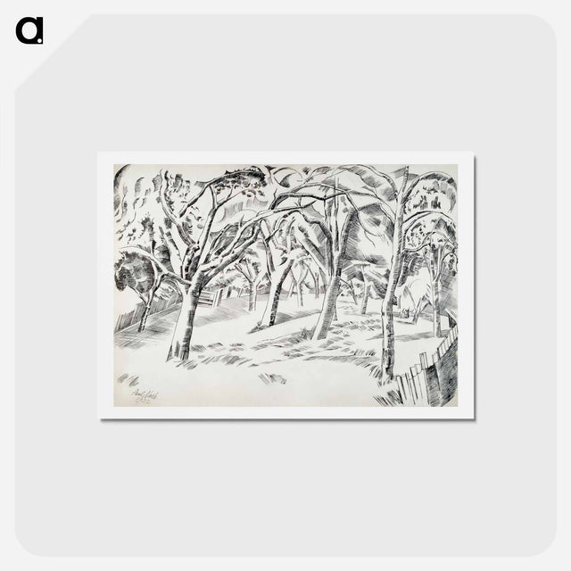 アートポストカード-The Orchard - ポール ナッシュ Postcard.