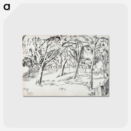 アートポストカード-The Orchard - ポール ナッシュ Postcard.