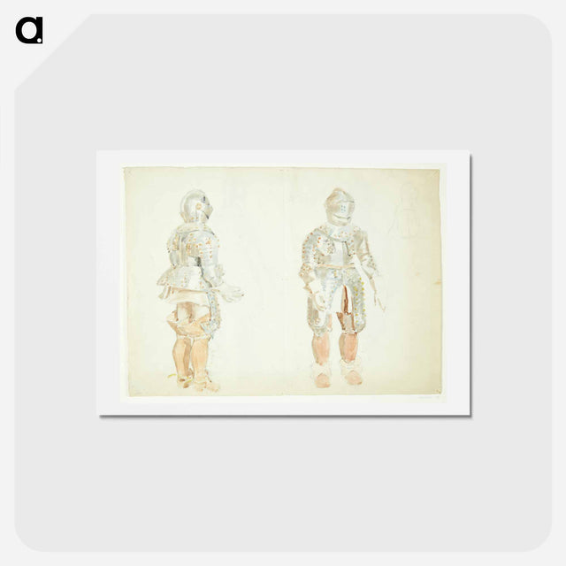 アートポストカード-Armor Studies
 - ピーター ハンセン Postcard.