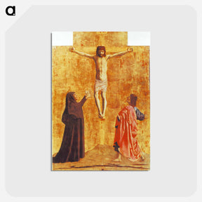 アートポストカード-Crucifixion - ピエロ デラ フランチェスカ Postcard.