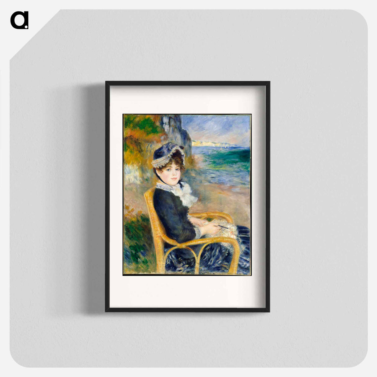 By the Seashore - Pierre-Auguste Renoir Poster.