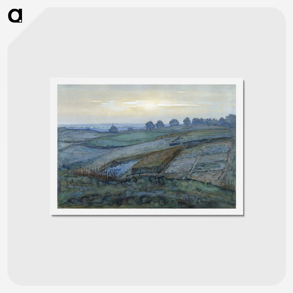 1-31_Piet-Mondrian_hagaki