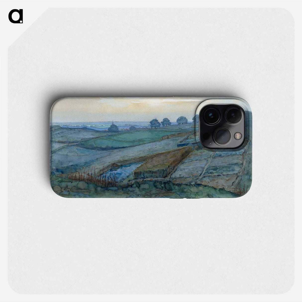 Landscape near Arnhem - Piet Mondrian Phone Case.
