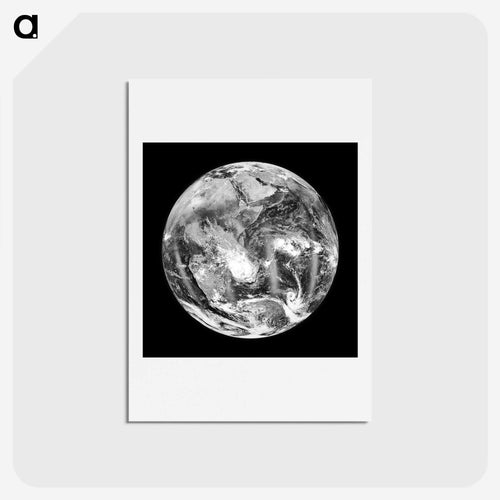 宇宙から見た地球 - 地球 Postcard.