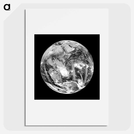 アートポスター-Earth from Space
 - 地球 Poster.