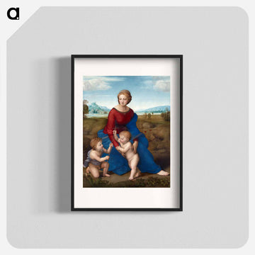 Madonna of the Goldfinch - ラファエロ サンティ Poster.
