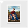 アートポストカード-Madonna of the Goldfinch - ラファエロ サンティ Postcard.