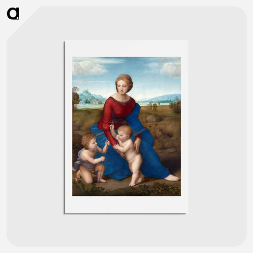 Madonna of the Goldfinch - Raffaello Santi Postcard.