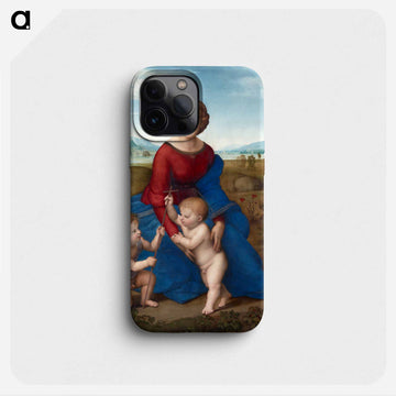 Madonna of the Goldfinch - ラファエロ サンティ Phone Case.