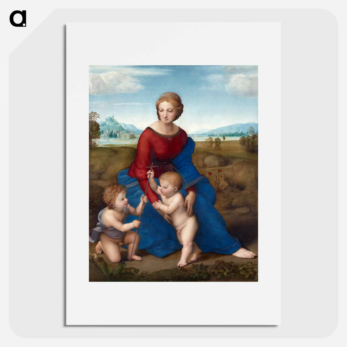 Madonna of the Goldfinch - ラファエロ サンティ Poster.
