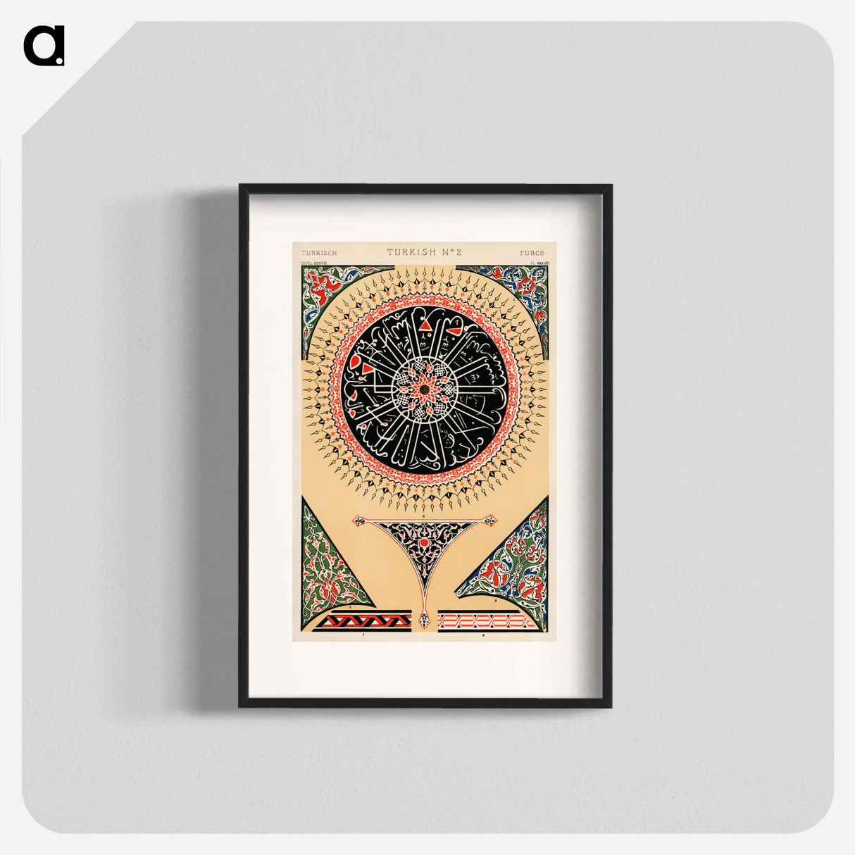 アートポスター-Nineteenth-Century Ornament Pattern
 - 装飾の文法 Poster.