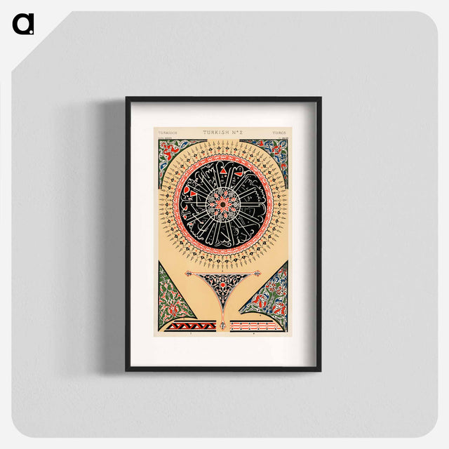 アートポスター-Nineteenth-Century Ornament Pattern
 - 装飾の文法 Poster.
