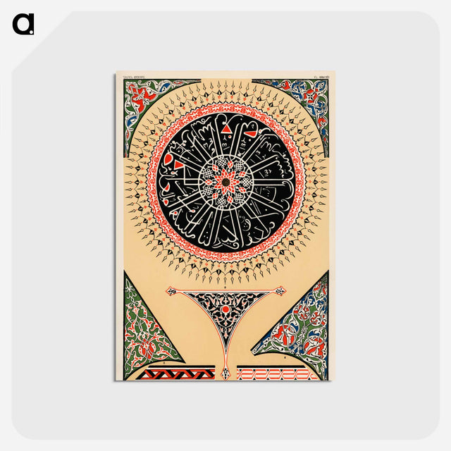 アートポストカード-Nineteenth-Century Ornament Pattern
 - 装飾の文法 Postcard.