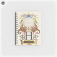 アートメモ帳-Guide for Constructing the Letter H from Mira Calligraphiae Monumenta
 - 書道のお手本 Memo.