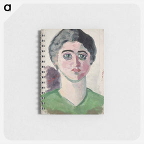 アートメモ帳-Portrait of Lena Milius - テオ ファン ドゥースブルフ Memo.