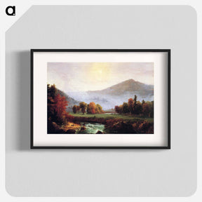 アートポスター-Morning Mist Rising In Plymouth, New Hampshire - トーマス コール Poster.