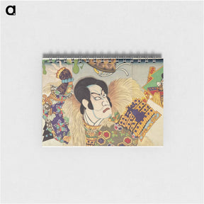 アートメモ帳-Kawarazaki Gonnosuke as Takechi Mitsuhide and Ichikawa Sadanji as Mashiba Hisayoshi - 豊原 国周 Memo.
