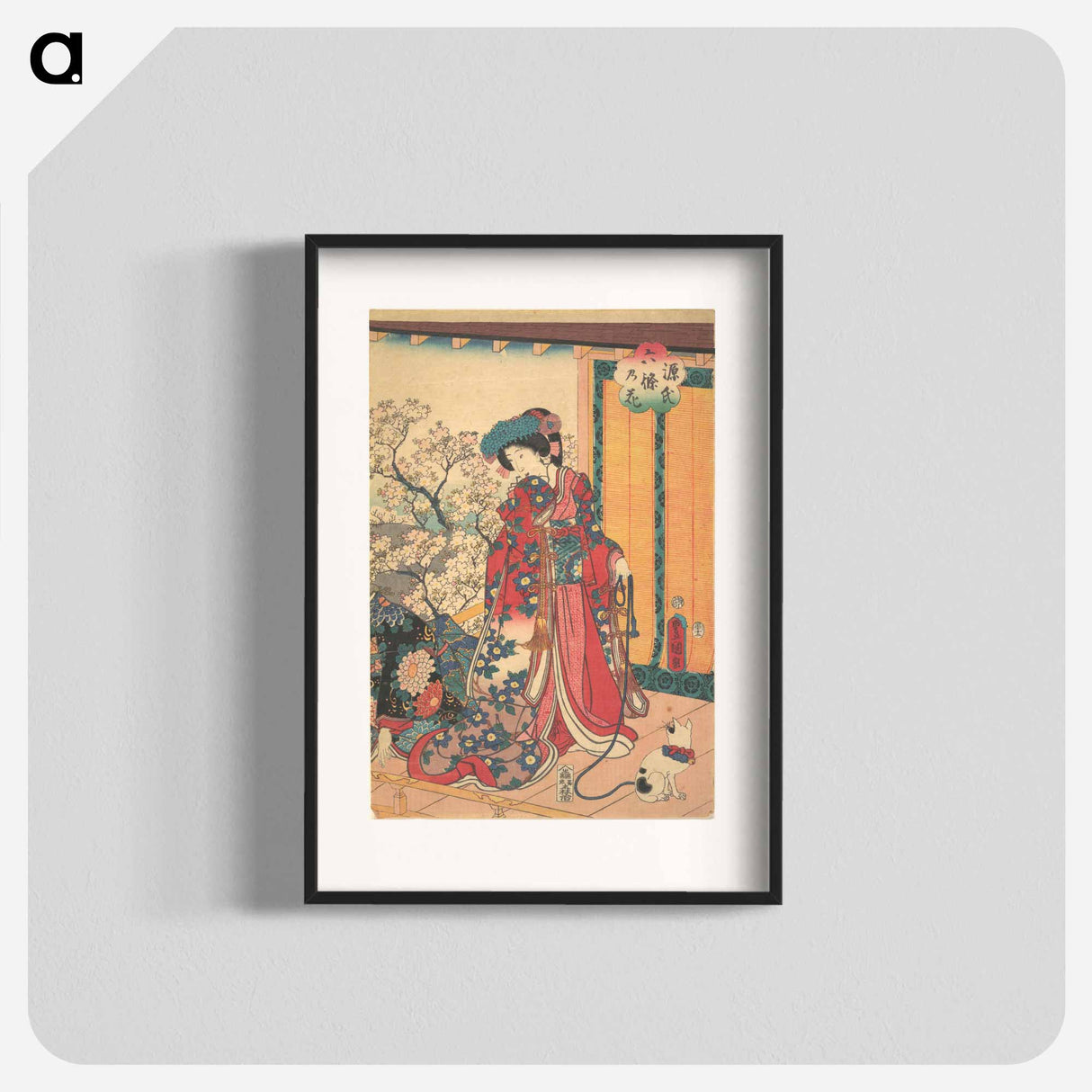 アートポスター-Genji Roku No Hana
 - 歌川 国貞 Poster.