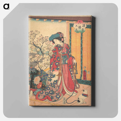 アートパネル-Genji Roku No Hana
 - 歌川 国貞 Canvas.