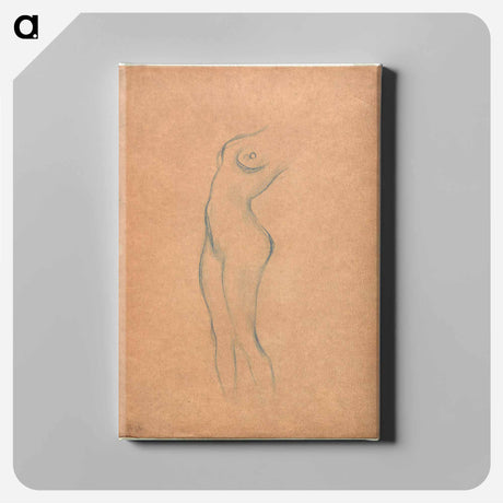 アートパネル-Standing Female Nude
 - ウィーン博物館 Canvas.