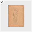 アートポストカード-Standing Female Nude
 - ウィーン博物館 Postcard.