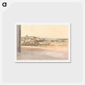 アートポストカード-The Flagstaff, Margate - ウィリアム ヘンリー ハント Postcard.