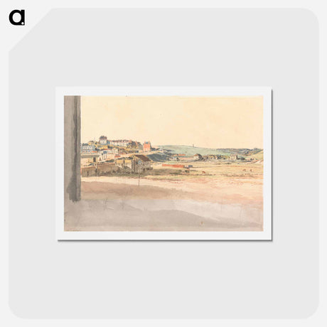 アートポストカード-The Flagstaff, Margate - ウィリアム ヘンリー ハント Postcard.