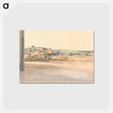 アートポストカード-The Flagstaff, Margate - ウィリアム ヘンリー ハント Postcard.