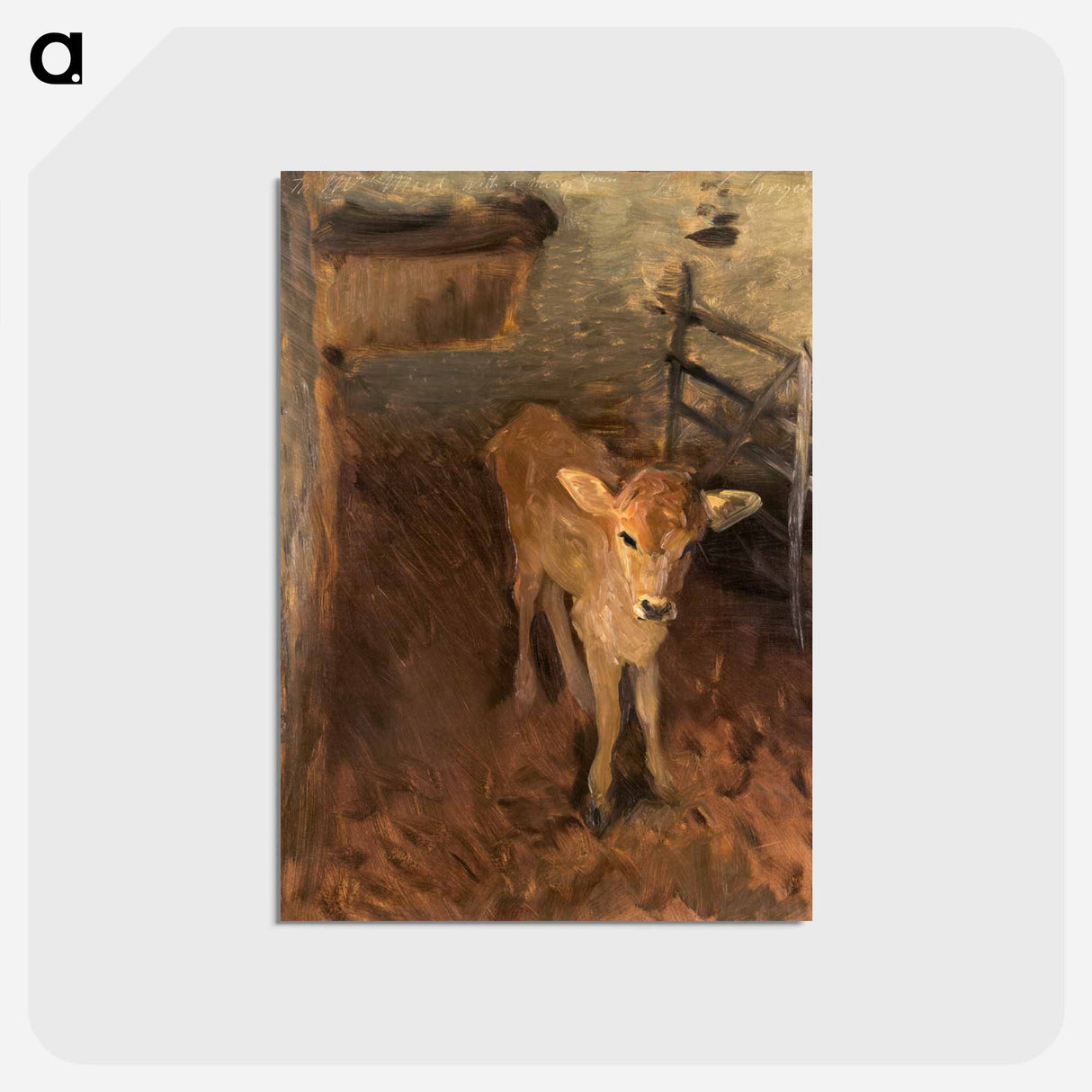 アートポストカード-A Jersey Calf
 - イェール大学アートギャラリー Postcard.