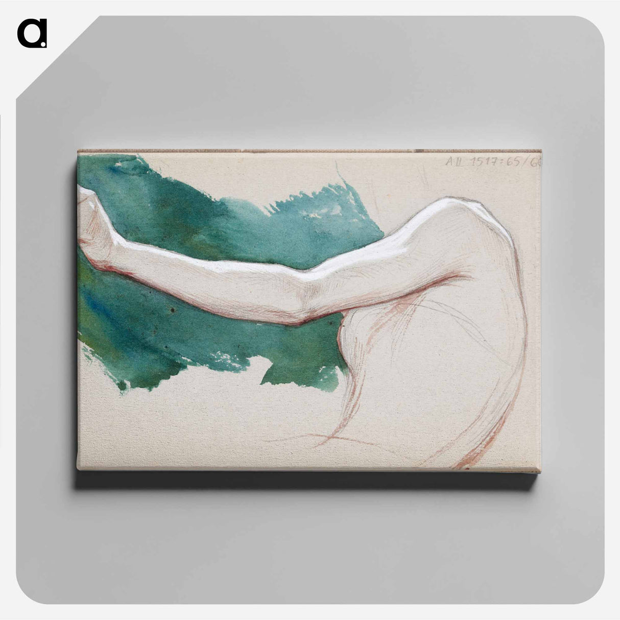 (unknown) part of a sketchbook - アルバート エーデルフェルト Canvas.