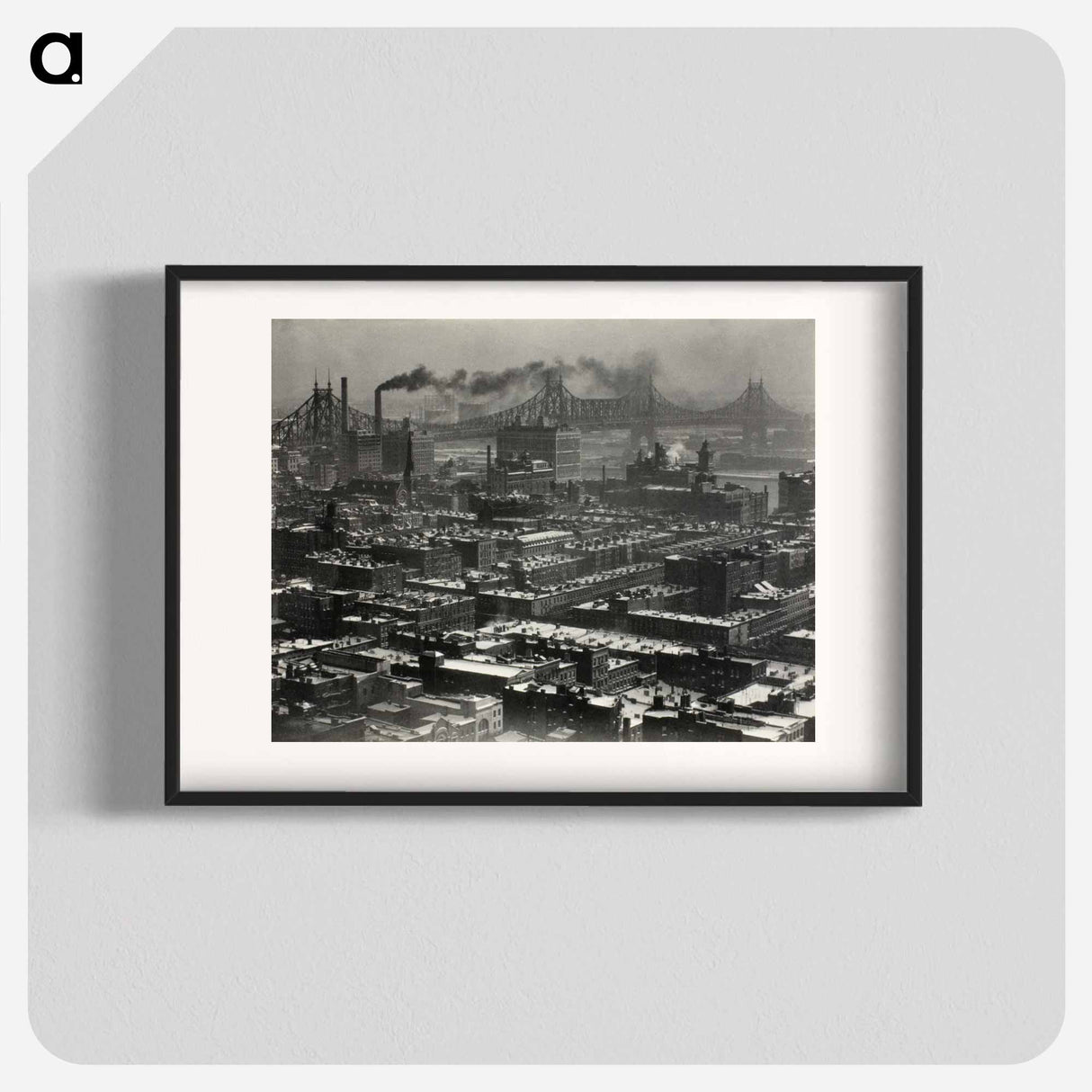 From Room 3003–The Shelton, New York, Looking Northeast - アルフレッド スティーグリッツ Poster.