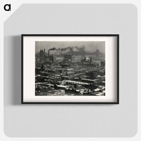 アートポスター-From Room 3003–The Shelton, New York, Looking Northeast - アルフレッド スティーグリッツ Poster.