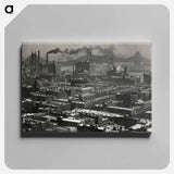 From Room 3003–The Shelton, New York, Looking Northeast - アルフレッド スティーグリッツ Canvas.