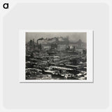 アートポストカード-From Room 3003–The Shelton, New York, Looking Northeast - アルフレッド スティーグリッツ Postcard.