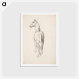 アートポストカード-Horse, Hevosharjoitelma - アルフレッド ウィリアム フィンチ Postcard.
